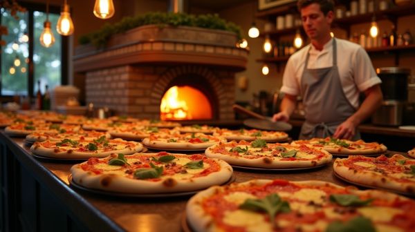 Savourer les spécialités d'une pizzeria trattoria italienne