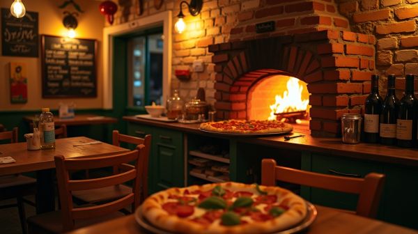 Savourer les spécialités d'une pizzeria trattoria italienne